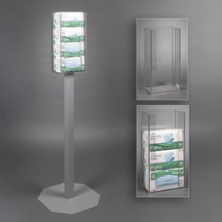 Poltex Stand Mount Mask Box Dispenser 4 | Buy Online | Poltex | Fisher Scientific